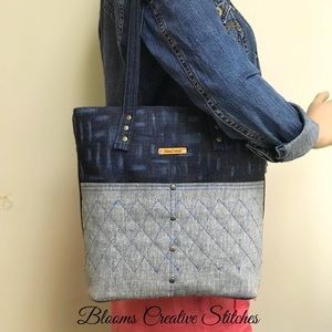 ❤️DISTRESS DENIM TOTE BAG❤️